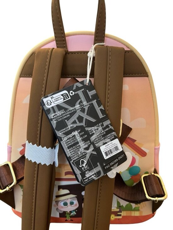 Loungefly Pixar Up Working Buddies Balloons Backpack Carl & Ellie House NWT main image 7
